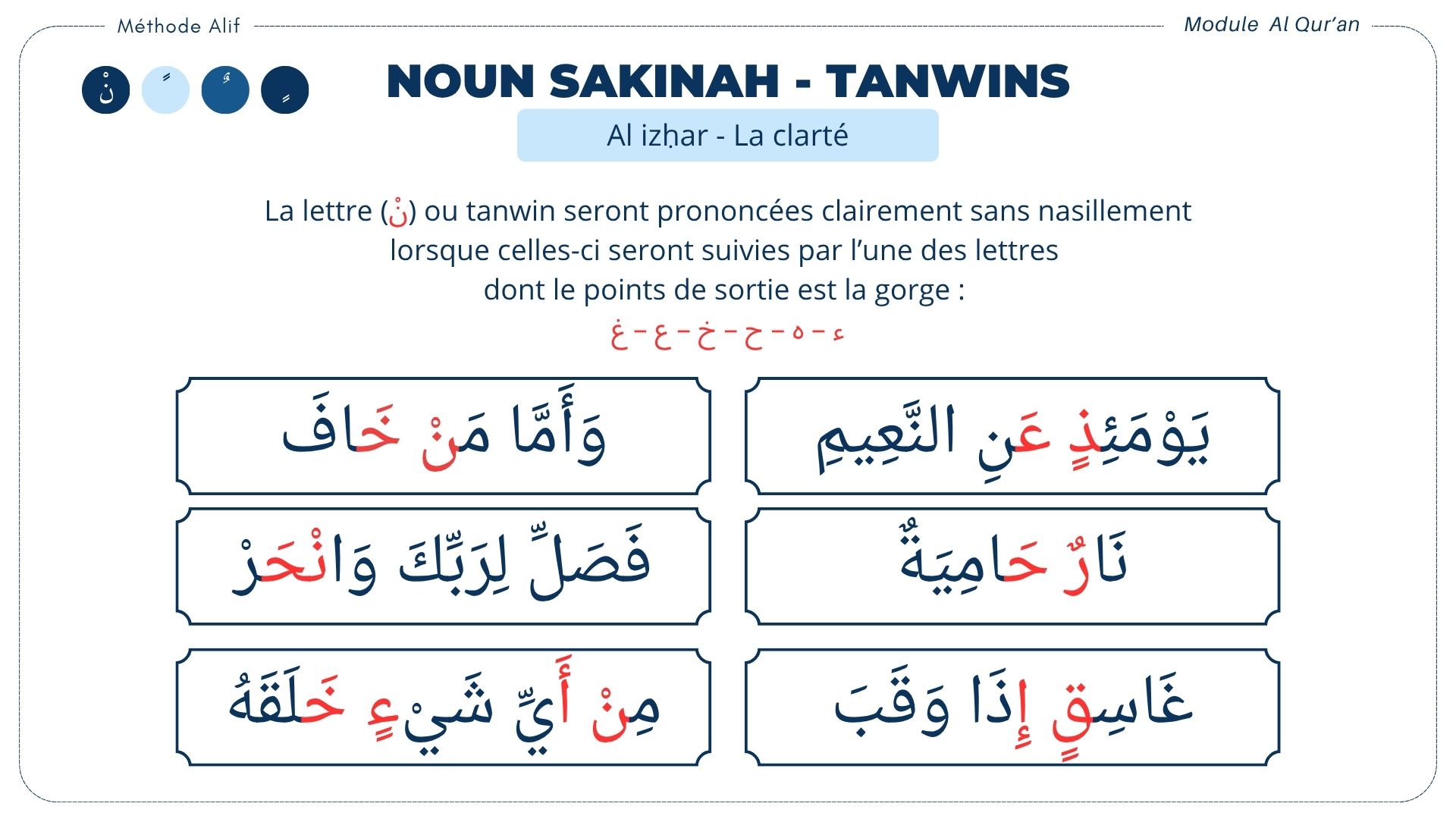 Lecture du Coran avec les règles de tajwid